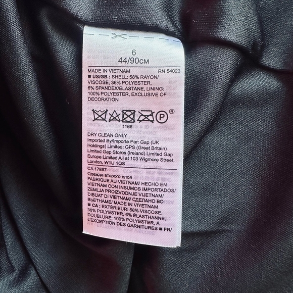 Women’s Dress Banana Republic Black Crochet Details Sleeveless Dress Maxi Dress - Picture 7 of 7